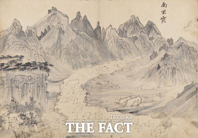 삼성기유첩 작품 ‘남자하’. /안양시