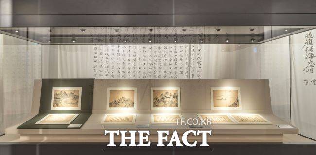 삼성기유첩 실물 전시 모습. /안양시