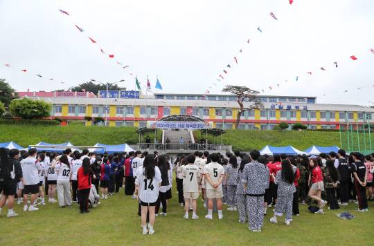서일고등학교 체육한마당 모습