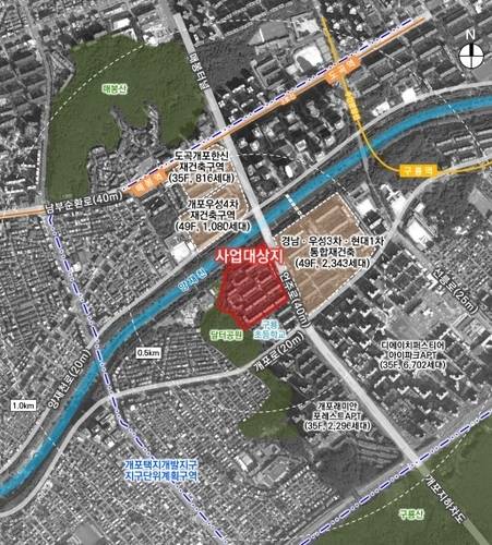 개포현대2차 위치도 [서울시 제공]