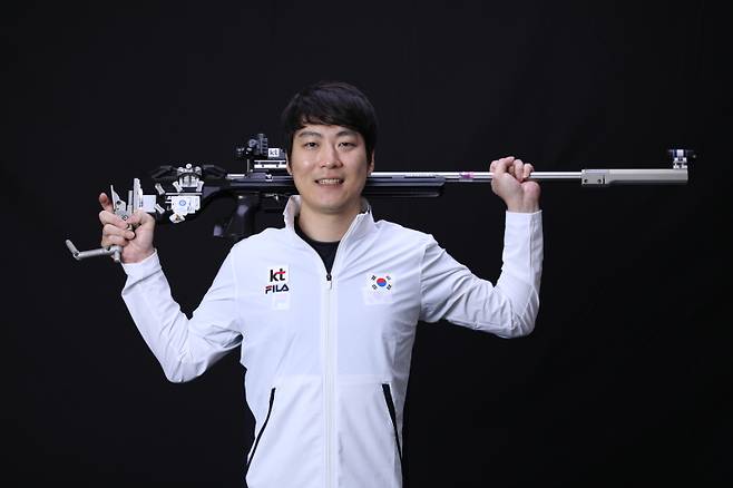 사격 국가대표 출신 김상도. KT 사격단 제공