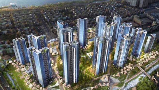 래미안트리니원 조감도. 사진=삼성물산