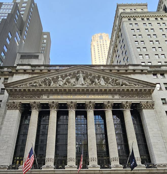 뉴욕 증권거래소 전경. 임성영 기자