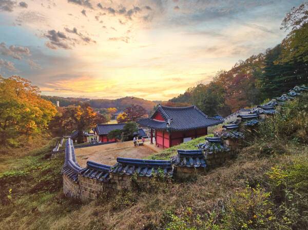 파주관광사진공모전에서 우수상을 받은 이새롬씨의 ‘자운서원의 가을 1’.파주시 제공