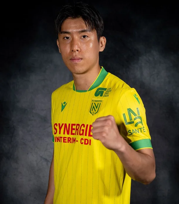 프랑스 리그앙 낭트의 권혁규. 구단 홈페이지 캡처