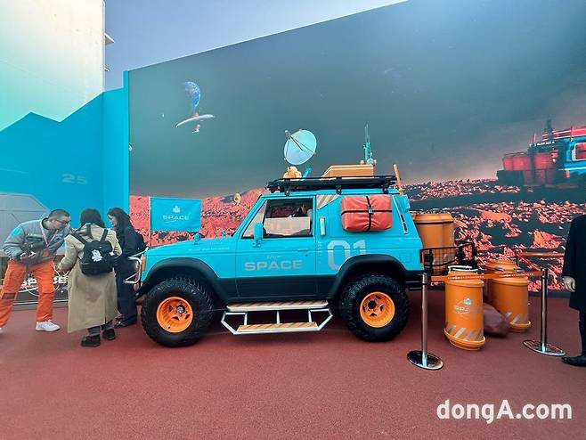 젤리캣 스페이스 포토존. 황소영 기자 fangso@donga.com