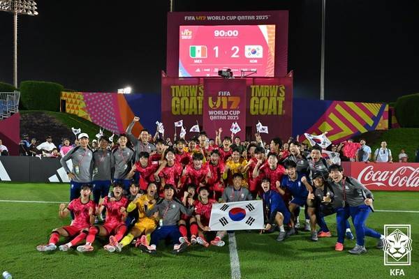 멕시코전 승리 포토. 대한축구협회 제공