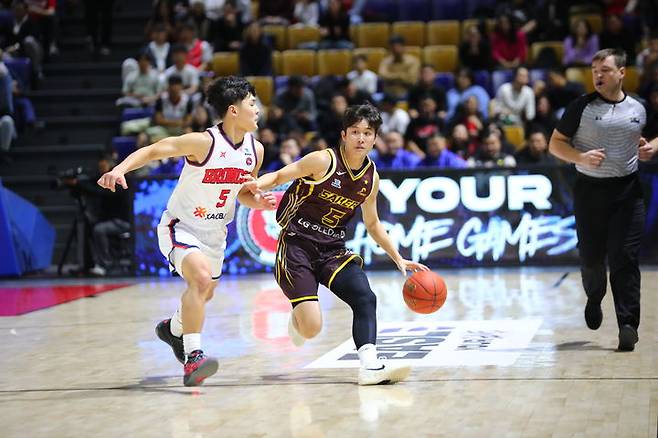 [서울=뉴시스] 프로농구 창원 LG의 양준석. (사진=EASL 제공) *재판매 및 DB 금지