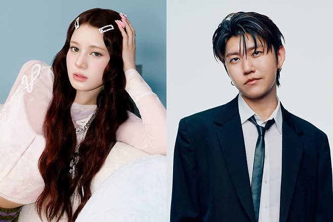 왼쪽부터 니쥬 니나, 미세스 그린 애플 와카이 히로토. 각 공식 트위터