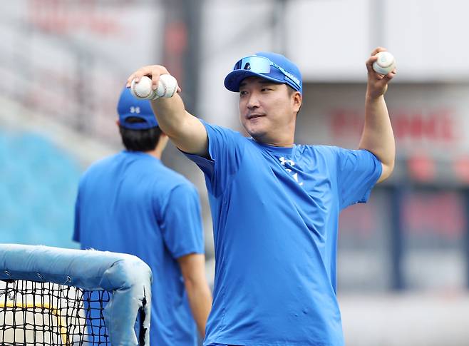 이진영 코치. 삼성 라이온즈 제공