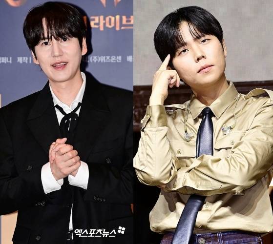 (왼쪽부터) 규현, 정승환.