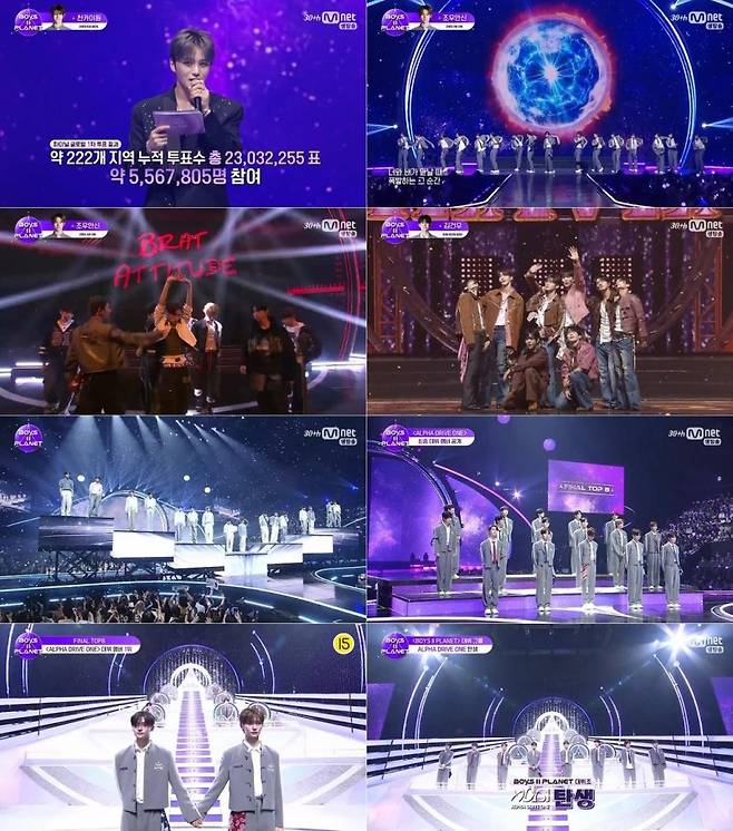 '보이즈 2 플래닛' 방송 장면. 엠넷 제공