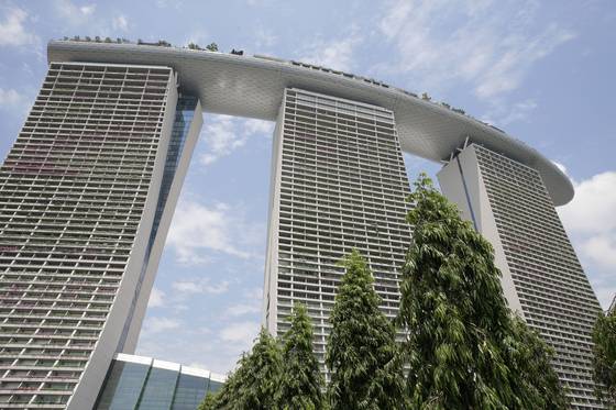 지난달 31일 마리나베이 샌즈 전경. [중앙포토]