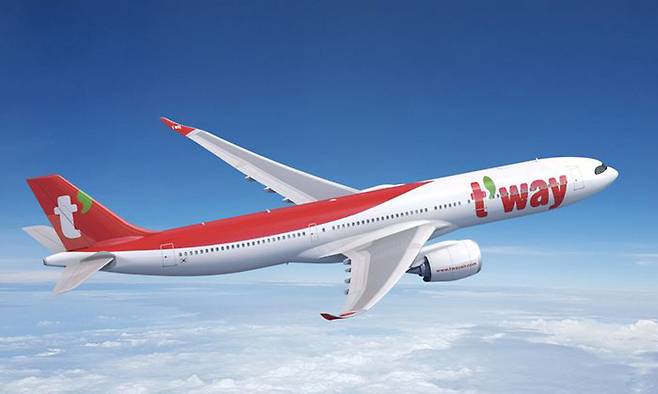티웨이항공 항공기. 티웨이항공 제공