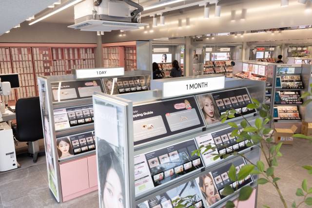 피피비스튜디오스의 대표 브랜드 ‘하파크리스틴(HapaKristin)’이 지난 9월 신규 입점한 올리브영 압구정로데오점 매장 전경. 사진 제공=피피비스튜디오스