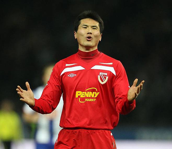 2011년 독일 코트부스에서 활약하던 샤오자이.  게티이미지코리아