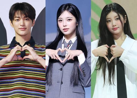 코르티스 건호, 하츠투하츠 이안, 아일릿 원희(왼쪽부터) /사진=스타뉴스