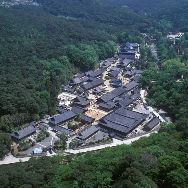 양산 통도사 전경.