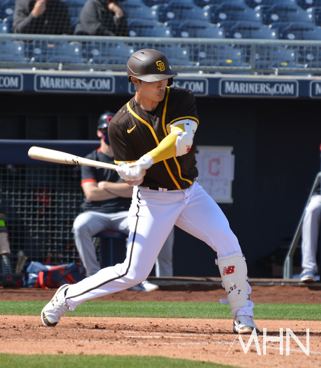 (샌디에이고 시절의 김하성)