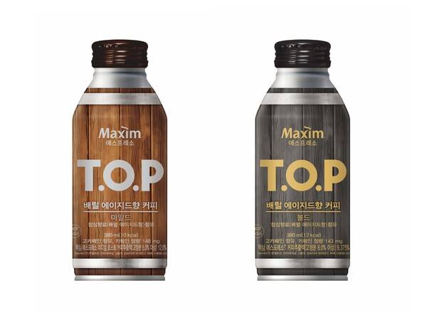 동서식품은 RTD 커피음료 신제품인 '맥심 에스프레소 티오피 배럴 에이지드향 커피'를 오는 11일 출시한다. 이 제품은 오크 배럴에서 커피 원두를 숙성시켜 만들었다. /동서식품