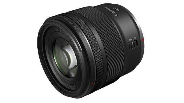 RF45mm F1.2 STM 단초점 렌즈. (사진=캐논코리아)