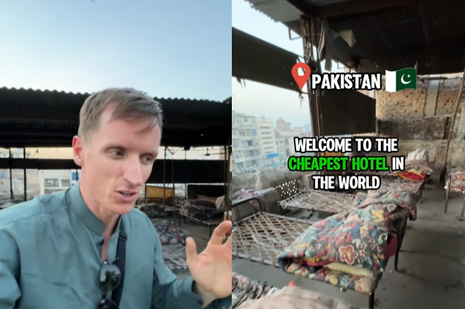 파키스탄 페샤와르 구시가지의 ‘카라반세라이’ 호텔이 1박 350원으로 화제를 모았다. 영국 유튜버는 5성급 호텔보다 따뜻한 경험이었다며 후기를 공개했다. 사진=인스타그램 @djjsimpson