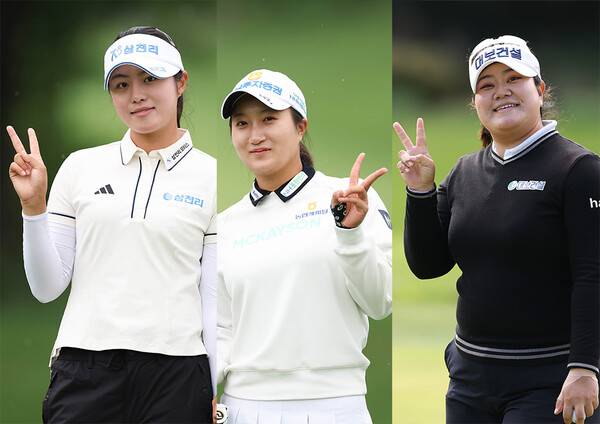 한국여자프로골프(KLPGA) 투어 2025시즌 최종전 대보 하우스디 챔피언십에 출전하는 루키 서교림, 김시현, 송은아 프로. 사진제공=KLPGA (사진을 무단으로 사용하지 마십시오.)