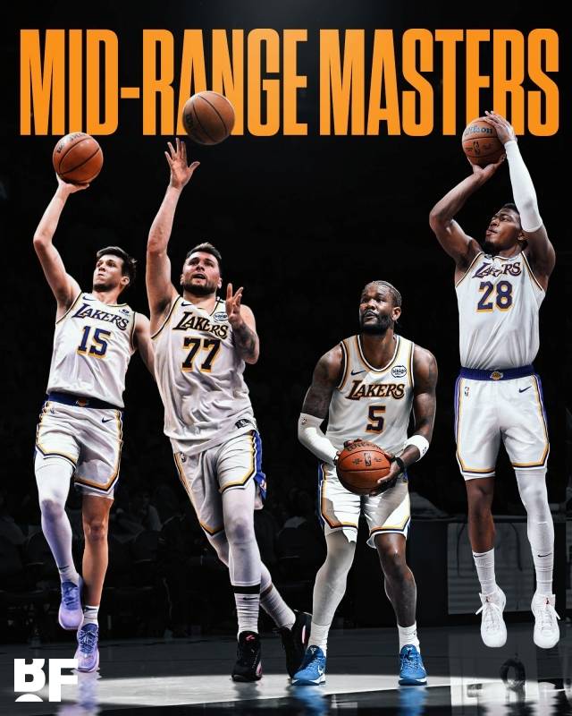 올 시즌 레이커스는 뛰어난 공격 효율을 자랑하고 있다. 제임스가 없으나 돈치치, 리브스가 중심이 되어 이러한 팀 컬러를 보여주고 있는 것이다. 물론 돈치치, 리브스 외에도 디안드레 에이튼, 하치무라 루이, 제이크 라라비아 등이 조력자 역할을 완벽히 해내며 상승세를 이끌고 있다. 여기에 마커스 스마트 중심의 수비는 분명 임팩트가 있다. 사진=바스켓볼 포에버 SNS