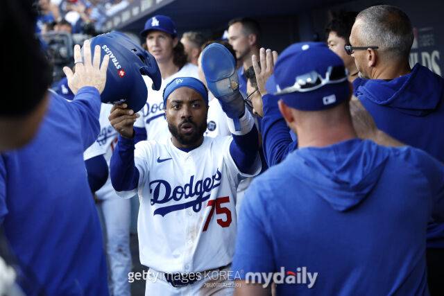 LA 다저스 시절의 저스틴 딘./게티이미지코리아