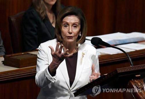 펠로시 전 하원의장 [AFP 연합뉴스 제공]