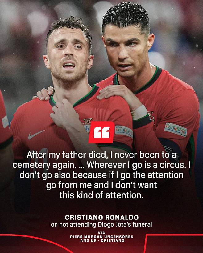 크리스티아누 호날두와 故 디오구 조타. ESPN FC X