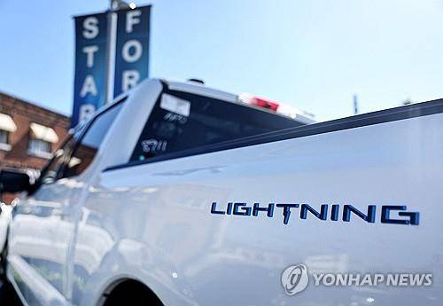 포드 전기차 픽업트럭 F-150 라이트닝 [AFP 연합뉴스 자료사진. 재판매 및 DB 금지]
