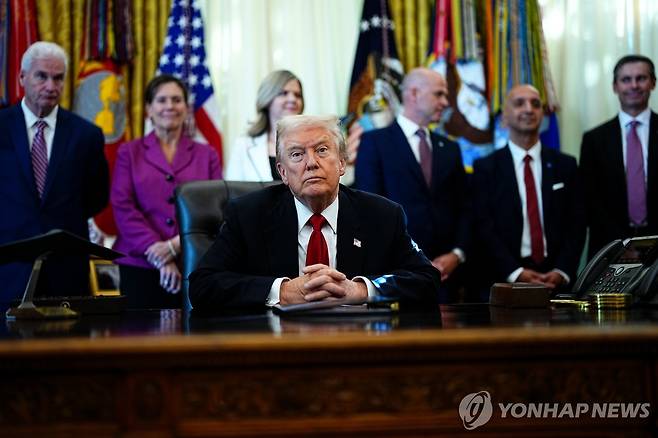 도널드 트럼프 미 대통령 [워싱턴 EPA=연합뉴스. 재판매 및 DB 금지]