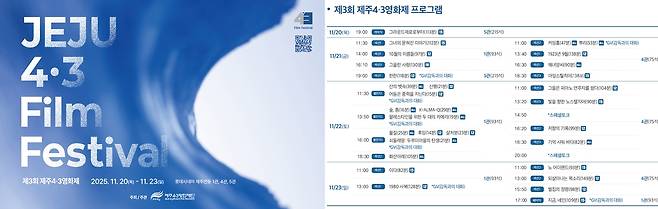 제3회 제주4·3영화제 포스터 [제주4·3평화재단 제공. 재판매 및 DB 금지]