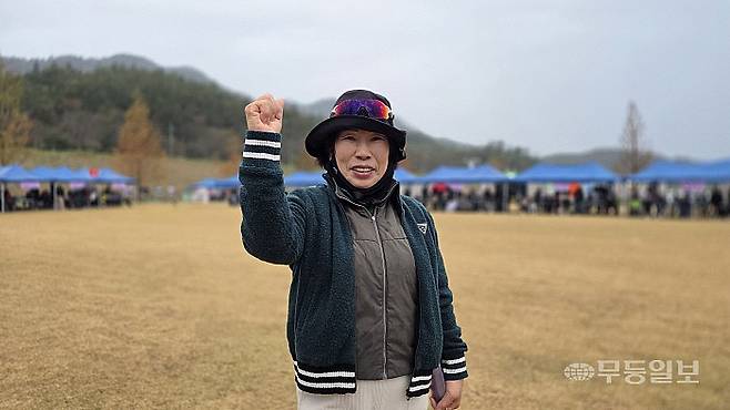 여자부 우승자 김춘애. 한경국기자