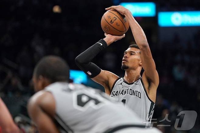 NBA 샌안토니오 웸반야마. ⓒ 로이터=뉴스1