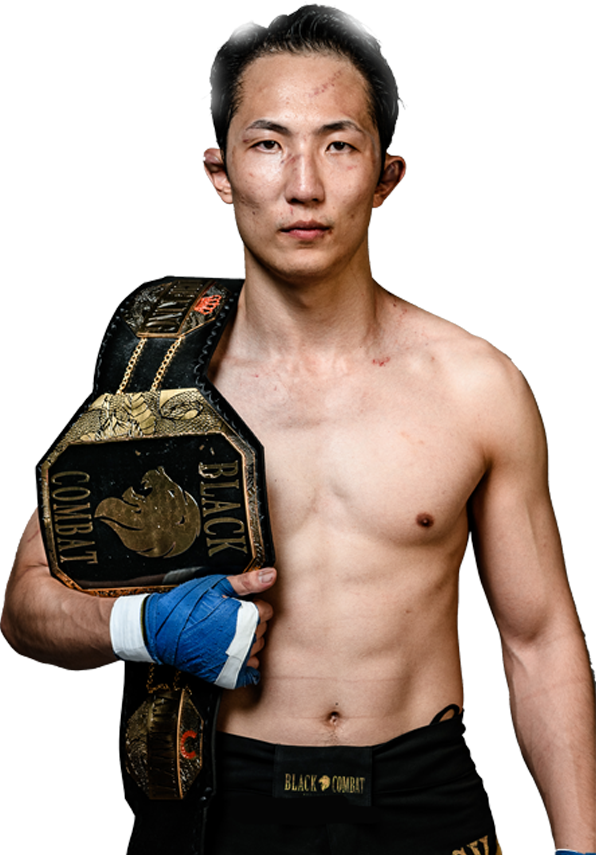 대한MMA연맹 박평화 수석부회장인 자신이 대표로 있는 블랙컴뱃의 초대 언더그라운드 챔피언이다. 사진=이데아 파라곤