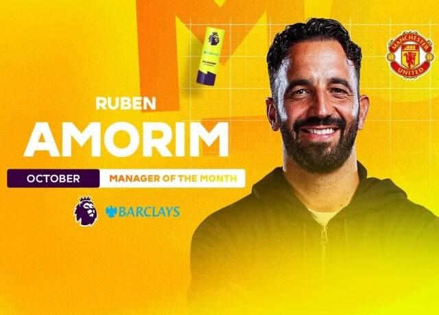 후벵 아모림 감독/EPL 사무국