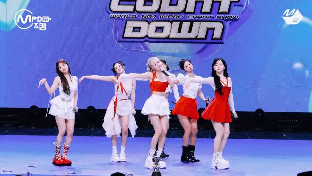 엔믹스 'Blue Valentine' 1위 앵콜 직캠. /유튜브 'M2' 화면 캡처