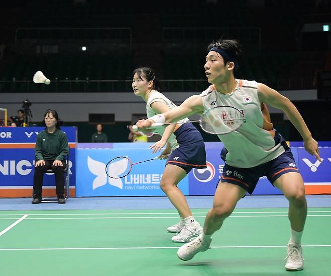 침체를 겪는 한국 배드민턴 혼합복식에 새로운 희망으로 떠오른 김재현-정나은. 요넥스 제공