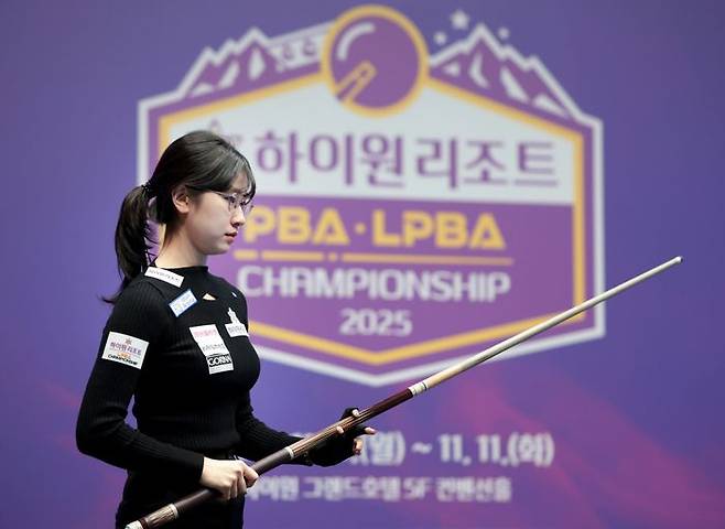 극적인 역전승을 거두고 준결승에 오른 이미래. ⓒ PBA