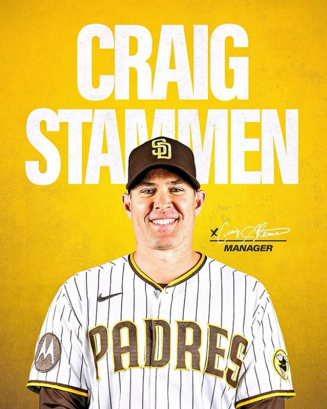 ▲ 샌디에이고 파드리스, 크레이그 스태먼 감독 선임.