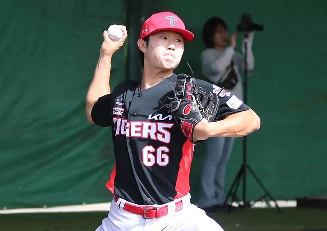 ▲ 올해 뚜렷한 가능성을 선보이며 KIA 1군 선발 경쟁의 예비 자원까지 치고 올라간 이도현 ⓒKIA타이거즈
