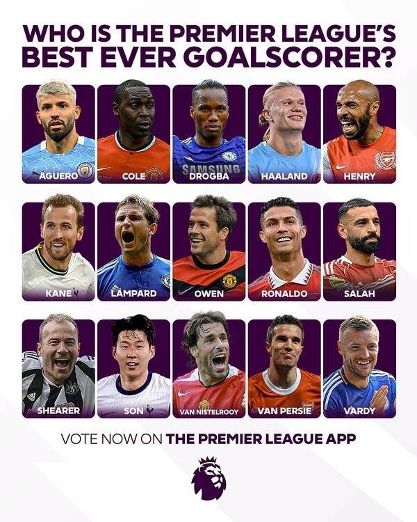 손흥민이 포함된 잉글리시 프리미어리그(EPL) 최고의 골잡이 후보. /사진=잉글리시 프리미어리그(EPL)