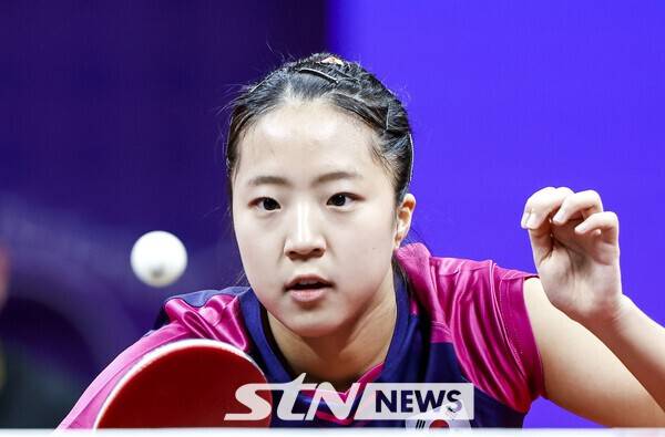 한국 탁구 대표팀 신유빈. /사진=뉴시스