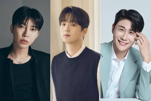 가수 임영웅 ⓒ물고기뮤직/가수 이찬원 ⓒ이찬원 SNS/가수 영탁 ⓒ치킨매니아(왼쪽부터)