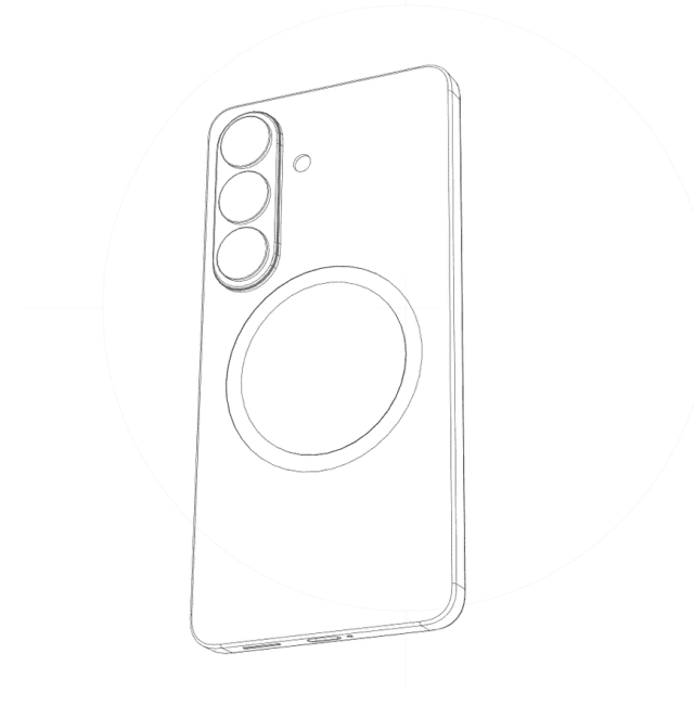 삼성 갤럭시S26의 스케치 이미지가 공개됐다. (출처=아이스유니버스 엑스@UniverseIce)