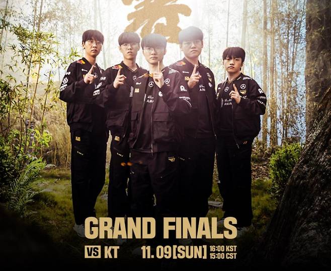 T1이 2025 리그 오브 레전드(LoL) 월드 챔피언십에서 KT 롤스터를 상대로 풀세트 접전 끝에 3대2로 승리하며 통산 여섯 번째 우승과 대회 사상 최초의 3연패(쓰리핏)를 달성했다. 9일 중국 청두에서 열린 결승전에서 T1은 1세트를 먼저 이겼으나 2, 3세트를 내주며 위기에 몰렸다. 하지만 4세트와 5세트에서 집중력을 발휘해 승리하며 새로운 역사를 만들었다. 결승전 MVP는 뛰어난 활약을 펼친 '구마유시' 이민형에게 돌아갔다. '페이커' 이상혁은 개인 통산 여섯 번째 우승을 기록했다.