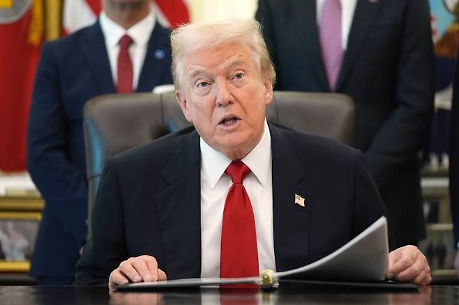 도널드 트럼프 미국 대통령. 뉴시스