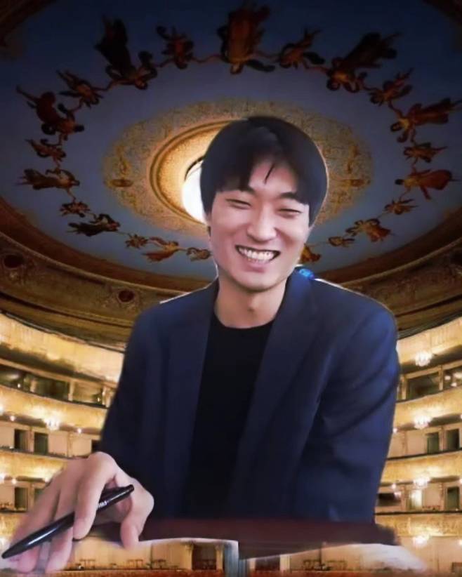 연세대 강연에서 Zoom으로 만난 김기민. 연세대 제공